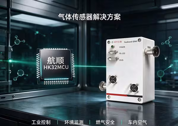 四方光电携手航顺HK32MCU，打造气体传感器智能解决方案