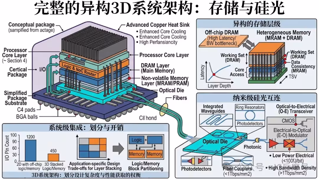 3D异质处理器架构