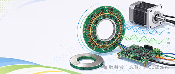 不靠磁铁也能转出绝对角度：基于MCXA34x双码道感应编码器实践