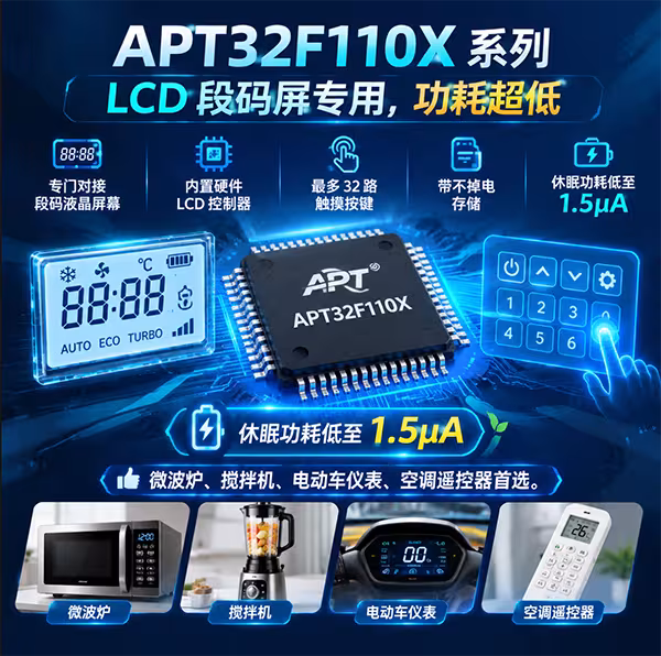 一口气看完爱普特 APT32 家族：我愿称之为国产 MCU 的"六边形战士"