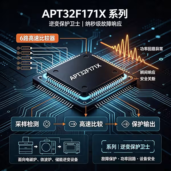 一口气看完爱普特 APT32 家族：我愿称之为国产 MCU 的"六边形战士"
