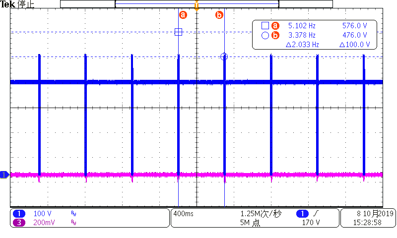 “AC264/50Hz，输出短路,IC