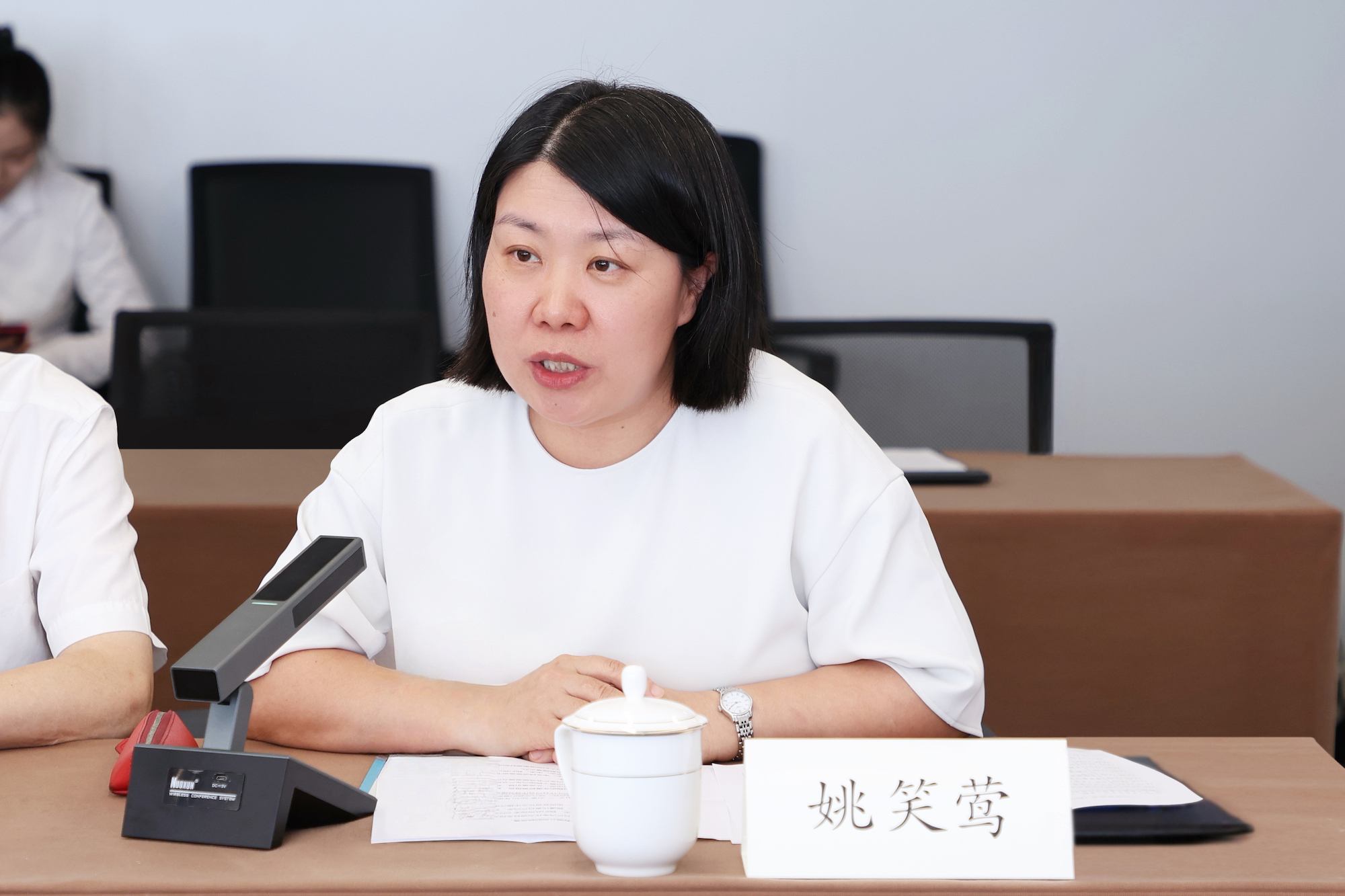 2、日产（中国）投资有限公司对外关系部总监姚笑莺代表日产（中国）发言 (1).jpg